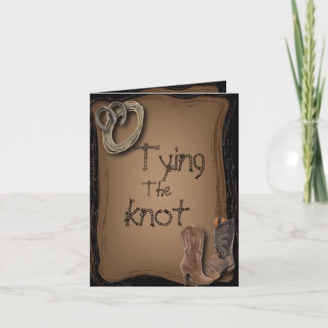 Anúncio obtendo as botas de vaqueiro ocidentais engatadas (Frente)