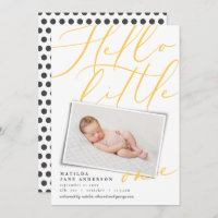 Olá, tipografia de fotos do amarelo moderno 1