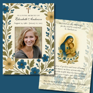 Anúncio Oração para Memória do Funeral Católico