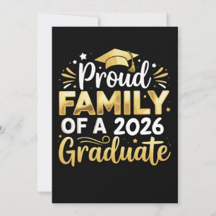 Anúncio Orgulhosa Família De Um Graduado De 2026 26 Gradua
