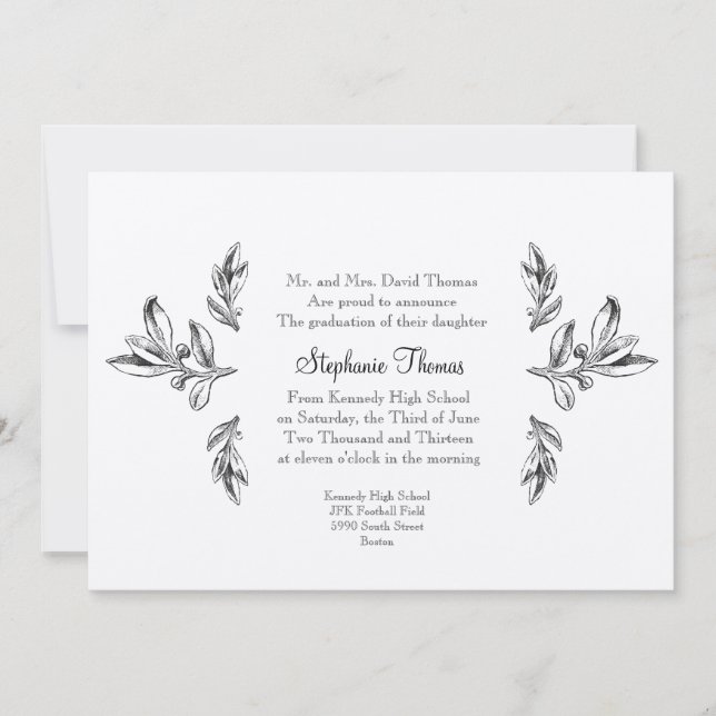 Anúncio ou Convite Regal (Frente)