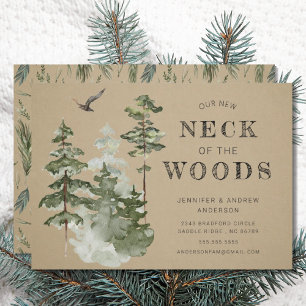 Anúncio Our New Neck of the Woods Moving Announcement