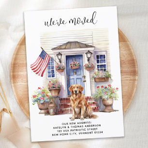 Anúncio Ouro Retriever Personalizado Pet Dog Movendo-se