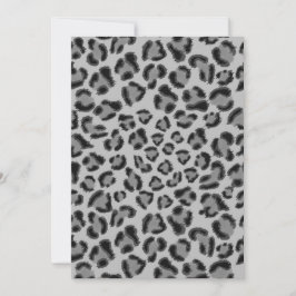 Anúncio Padrão de leopardo negro e cinza, padrão de chita