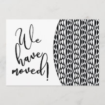 Padrão de Onda Retroativa preto-e-branco "Nós nos 