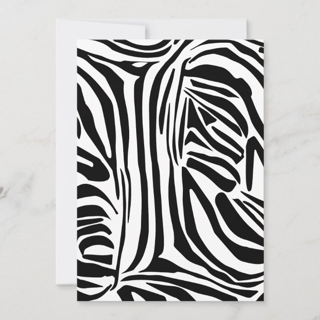 Anúncio Padrão de zebra (Frente)