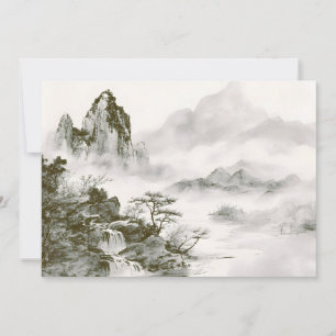 Anúncio Paisagem Montanhosa Zen Minimalista com Tinta Nebu