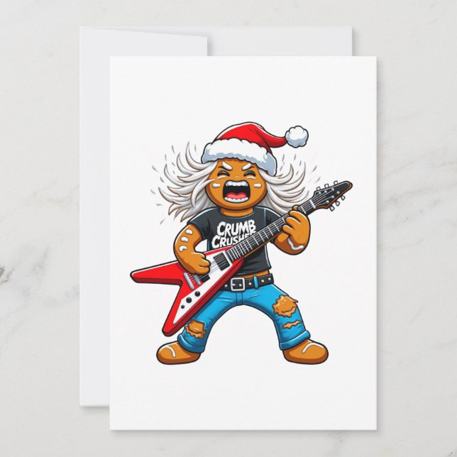 Anúncio Pão de Mel Rock Guitar Natal 2026 Feriado   (Frente)