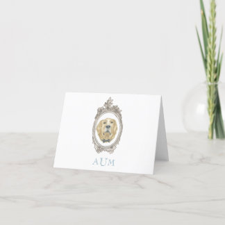 Anúncio Papel de carta do ouro Retriever