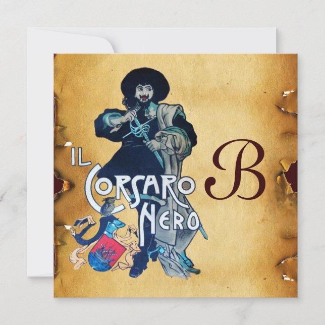 ANÚNCIO PAPEL DO MONOGRAMA DE CORSAIR PRETO (Frente)