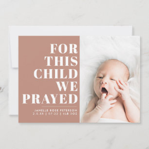 Anúncio Para Esta Criança, Rezamos Escritura, Tan Foto Nas