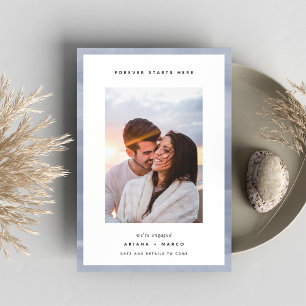 Anúncio Para sempre começa aqui   Noivado de fotos