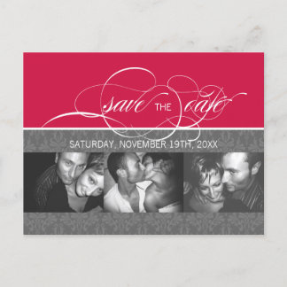 Anúncio Para Sempre SAVE THE DATE Cartão Postal de Foto:ce