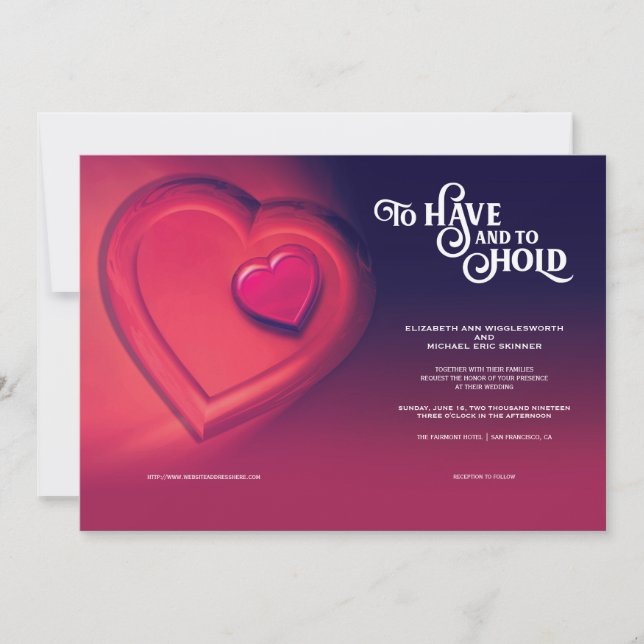 Anúncio Para Ter E Segurar, Dois Corações, (Frente)