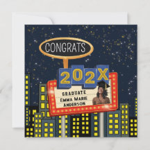Parabéns Graduado Cartaz de Foto da Cidade