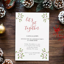 Partido minimalista moderno Holiday