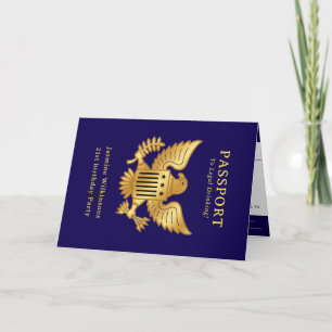 Anúncio Passaporte Águia Dourada para o Aniversário de Beb