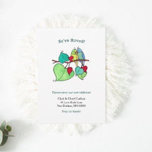 Anúncio Pássaros do Amor Cadeias d'água Movendo Novo Ender