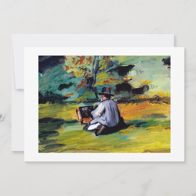 Anúncio Paul Cezanne A Painter na Arte Inimpressionista do (Frente)