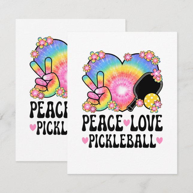 Anúncio Paz Amor Pickleball (Frente/Verso)