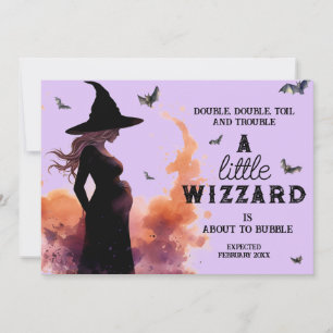 Anúncio Pequeno Mago de Halloween Foto Personalizada Gravi