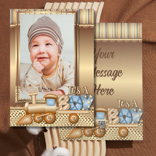 Anúncio Personalizado Conheça Nosso Novo Bebê 