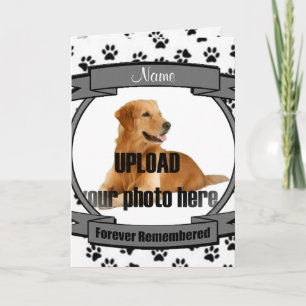 Anúncio personalizado do Pet Memorial
