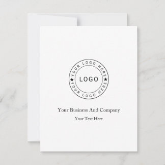 Anúncio Personalizado seu logotipo e texto