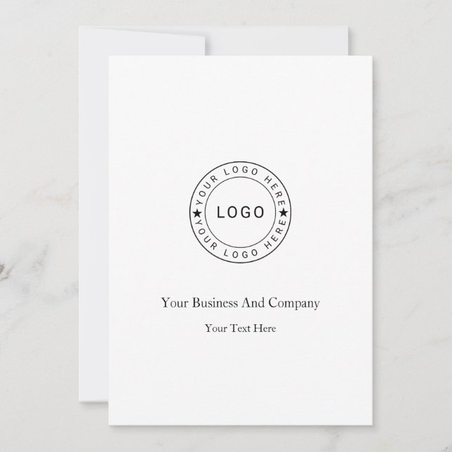 Anúncio Personalizado seu Logotipo e Texto (Frente)