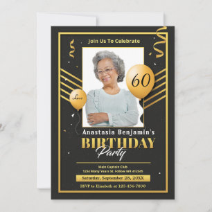 Anúncio Personalizar a Festa de aniversário 60ª Foto Doura