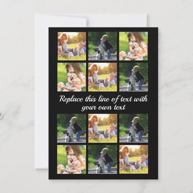 Anúncio Personalizar colagem de fotos e texto Case-Mate iP (Frente)