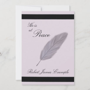 Anúncio personalizável da morte (pena)