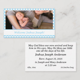 Anúncio personalizável de nascimento do Baby Boy