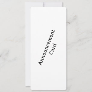 Anúncio Personalize Seu Arredondado 10,16 cm x 23,5 cm