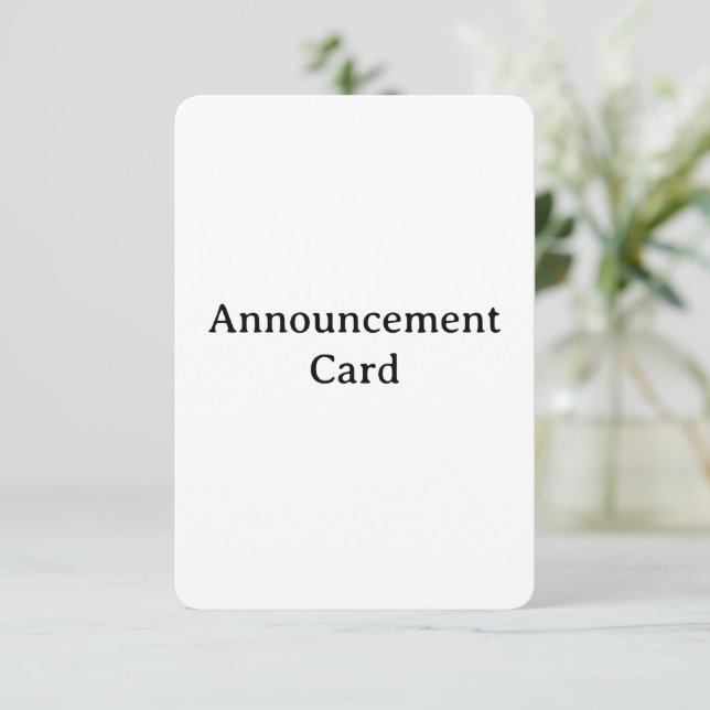 Anúncio Personalize Seu  Arredondado 3,5" x 5" (Em pé/Frente)