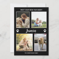 Pet Anunciando Nova Colagem De Foto Do Bebê De Pel