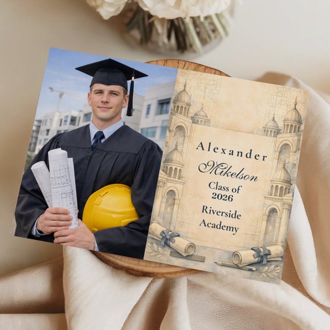 Anúncio Photo Architecture Drafting Tools Graduation (Criador carregado)