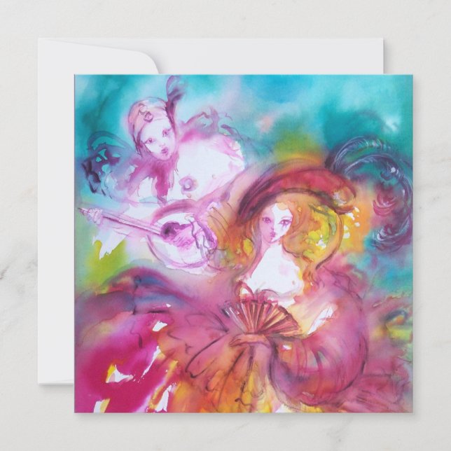 Anúncio PIERROT E ARLECCHINA Venetian Carnaval, (Frente)