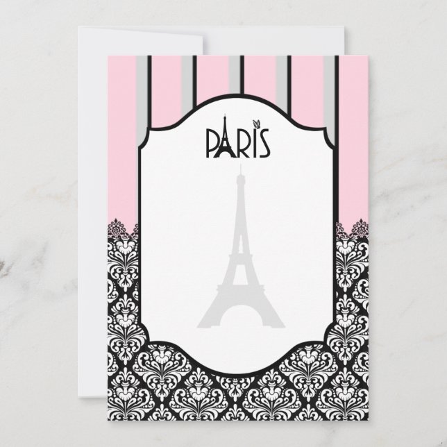 Anúncio Pink, grey, black, stripe, chandelier  (Frente)