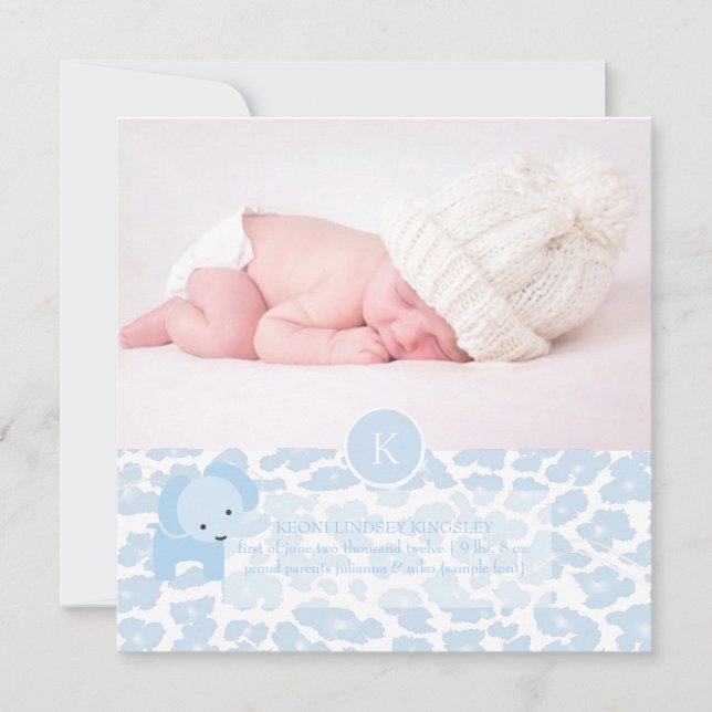 Anúncio PixDezines, leopardo azul+elefante (Frente)