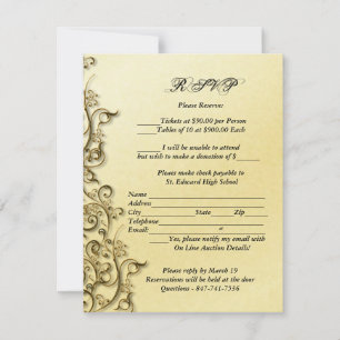 Anúncio PixDezines Pistas Douradas Rústicas Ornamentais