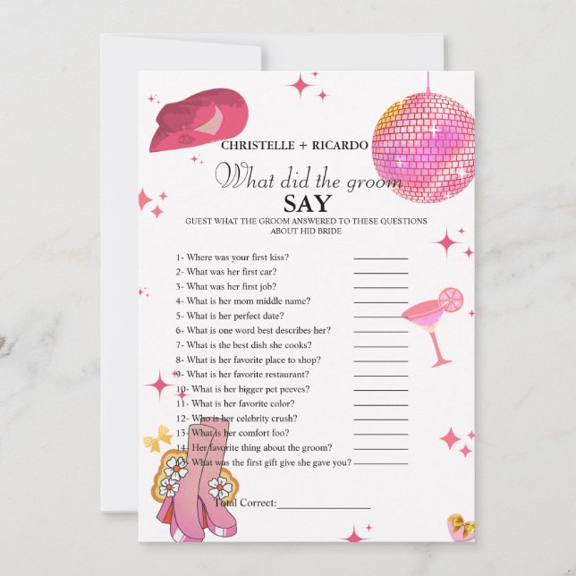 Anúncio Placa de chá de panela de noiva e noivo (Frente)