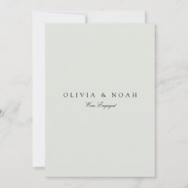 Anúncio Placa de lançamento do Noivado Elegante Black & Sa