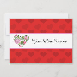 Anúncio Placa de Namorados de Buquê Floral