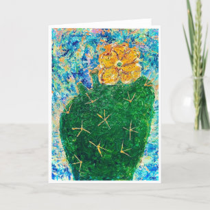 Anúncio Placa de Vazio de Cactus Flor<Blank Inside>