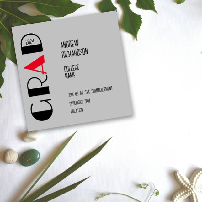 Anúncio Placa plana de formando preto de cinza clara moder (Criador carregado)