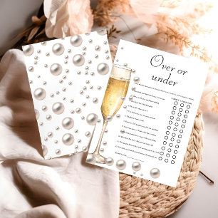 Anúncio Placa Prosecco Over ou under chá de panela game