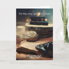 Anúncio Poema Personalizado de Aniversário do Godson