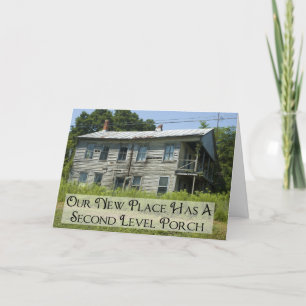 Anúncio Porch de segundo nível - Engraçada mudança de ende