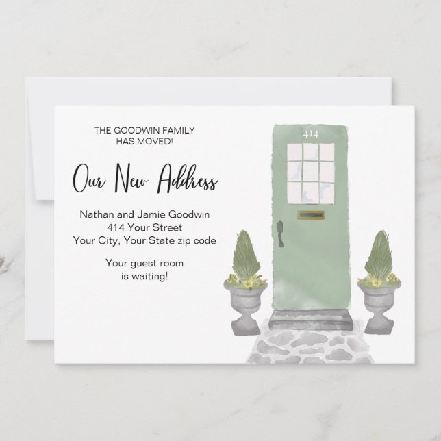 Anúncio Porta frontal Movimentamos novo endereço (Frente)